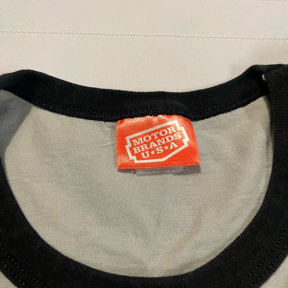 Vintage Motor Brands USA Dodge Charger 1970 Men's Ringer Tee Shirt T-Shirt XL - Picture 6 of 7